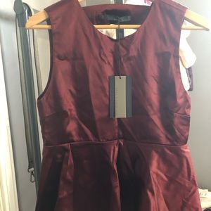 Zara Top Unique Style Satin